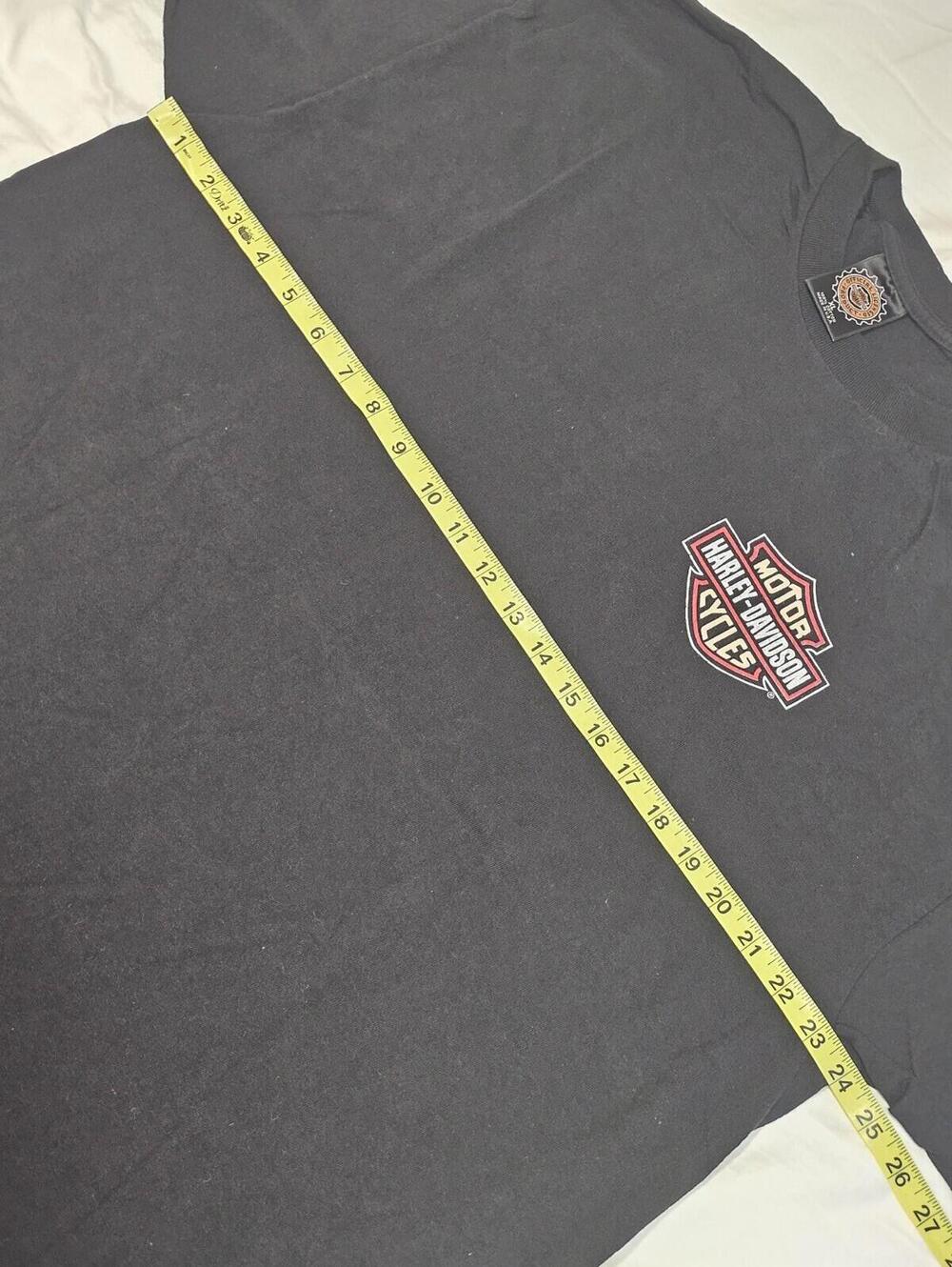 Vintage 1996 Harley Davidson Mens XL Kiss Normal Good-Bye T-shirt USA - Picture 11 of 11